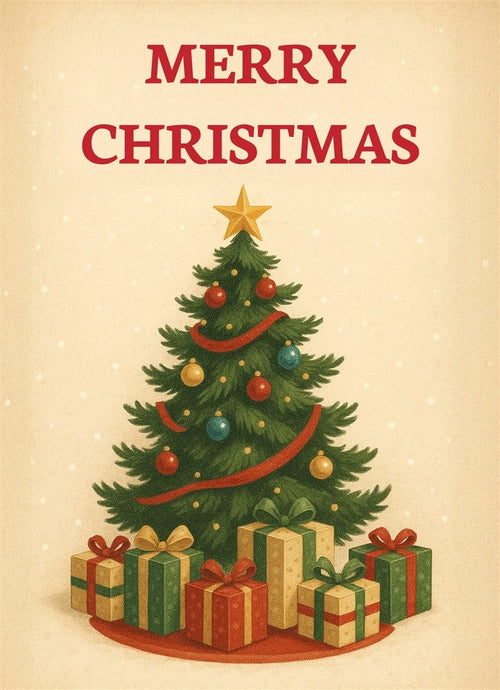 Vintage Santa Christmas Card