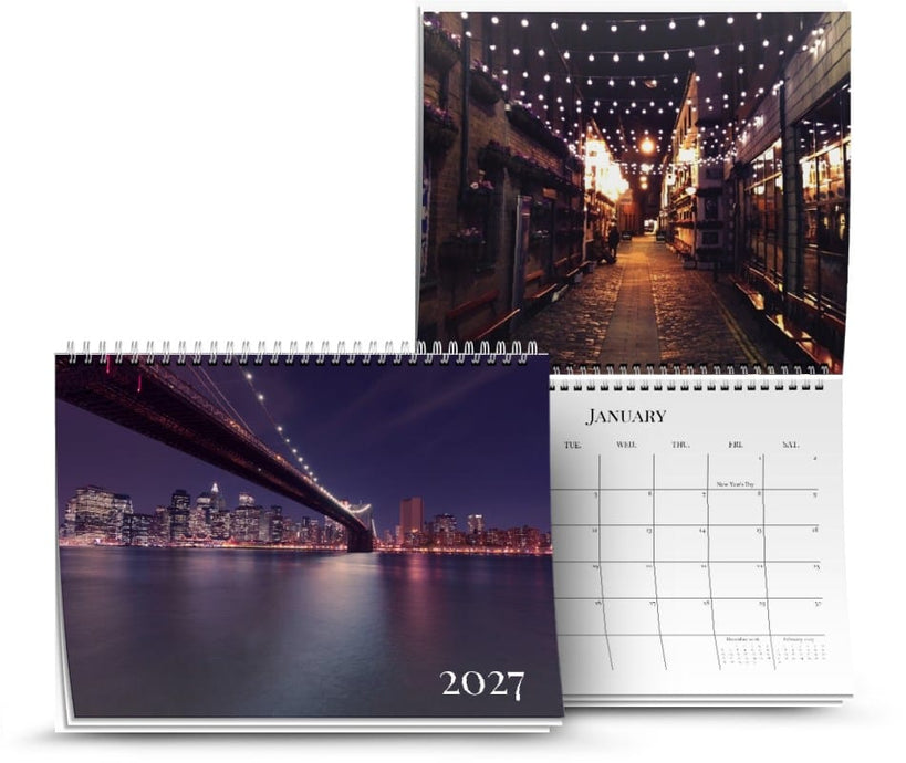 Classic White Premium Wall Calendar