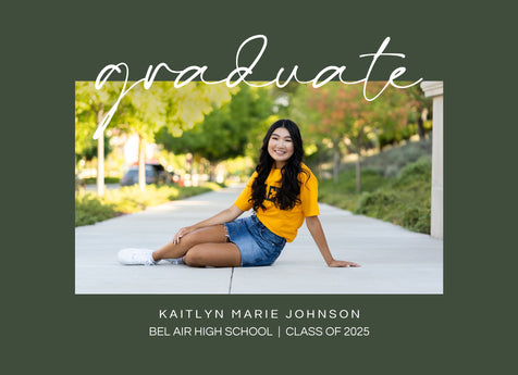 Diploma Day Graduation Announcement Card