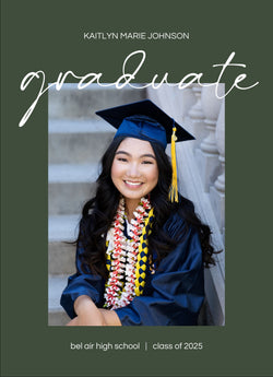 Diploma Day Graduation Announcement Card