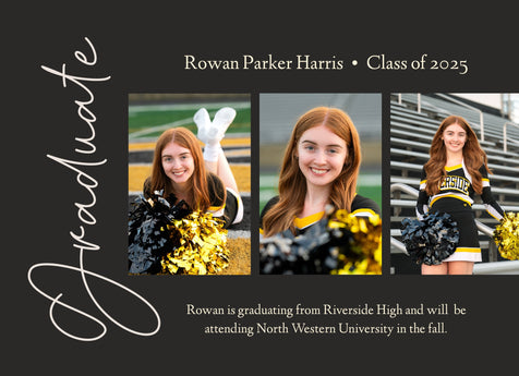 Final Chapter Graduation Announcement Card
