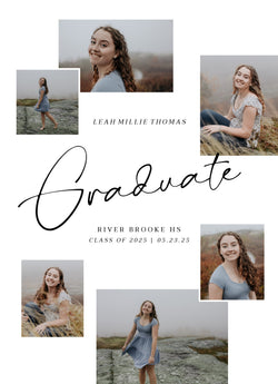 Golden Days Ahead Graduation Announcement Card