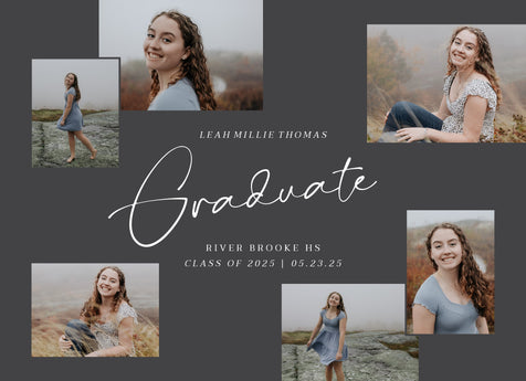 Golden Days Ahead Graduation Announcement Card
