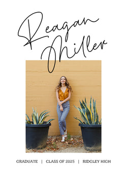 Grad Glory Graduation Announcement Card