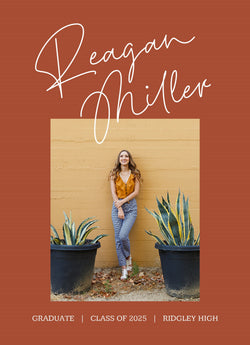 Grad Glory Graduation Announcement Card