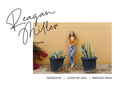 Grad Glory Graduation Announcement Card