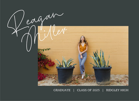 Grad Glory Graduation Announcement Card