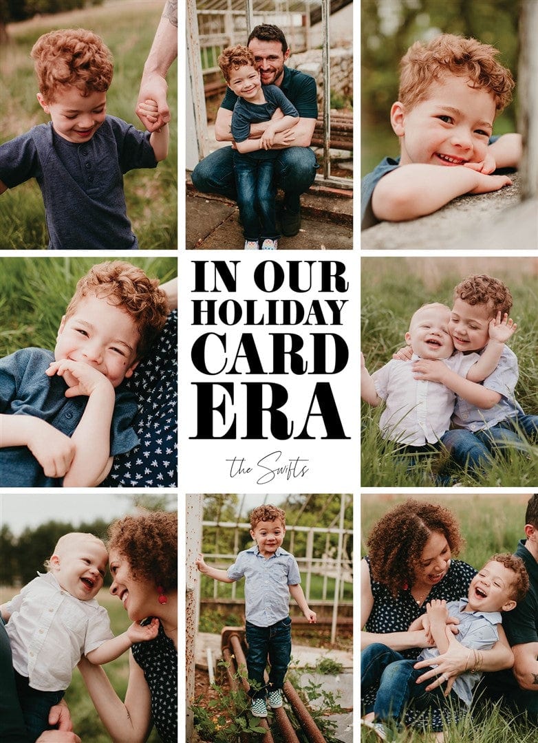 Holiday Era-Postcards-Nations Photo Lab-Portrait-White-Happy Holidays-Nations Photo Lab