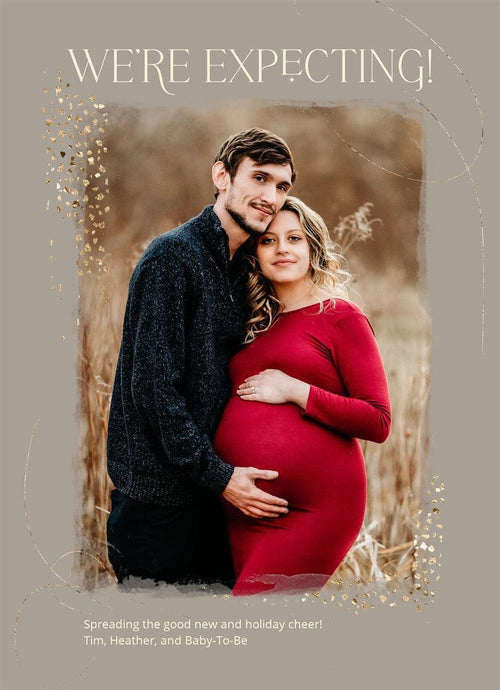 Holiday Magic-Postcards-Nations Photo Lab-Portrait-Grullo-Expecting Baby-Nations Photo Lab