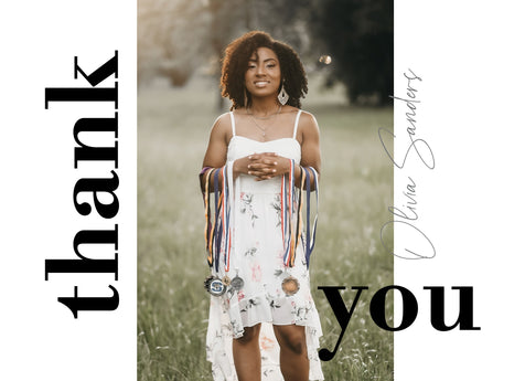 Modern Moment-Postcards-Nations Photo Lab-Landscape-White-Thank You-Nations Photo Lab