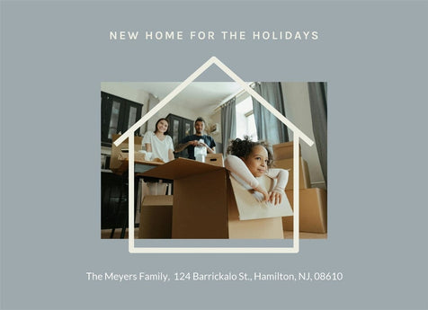 Nestled for Noel Holiday Card