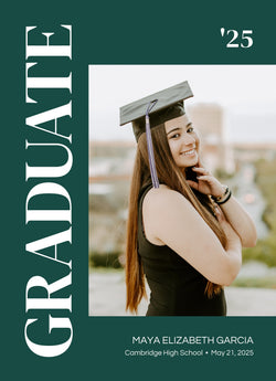 New Horizons Graduation Announcement Card
