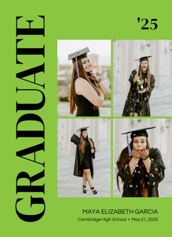 New Horizons Collage Graduation Announcement Card