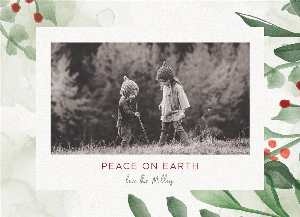 Painted Holly-Postcards-Nations Photo Lab-Landscape-Timberwolf-Religious-Nations Photo Lab