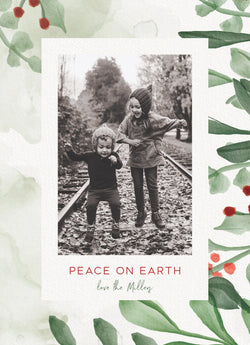 Painted Holly-Postcards-Nations Photo Lab-Portrait-Timberwolf-Religious-Nations Photo Lab