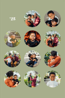 Mod Circles Collage Print