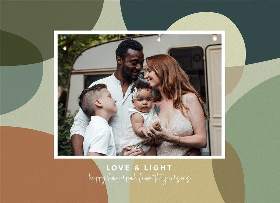 Psychedelic Greetings-Postcards-Nations Photo Lab-Landscape-Dolphin Gray-Hanukkah-Nations Photo Lab