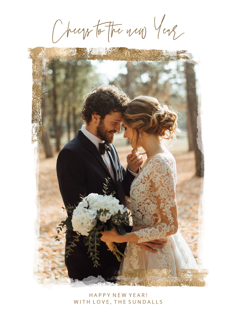 Rustic Gold-Postcards-Nations Photo Lab-Portrait-White-Happy New Year-Nations Photo Lab