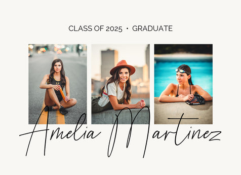 Senior Sendoff Graduation Announcement Card
