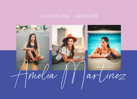 Senior Sendoff Graduation Announcement Card