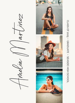 Senior Sendoff Graduation Announcement Card