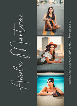 Senior Sendoff Graduation Announcement Card