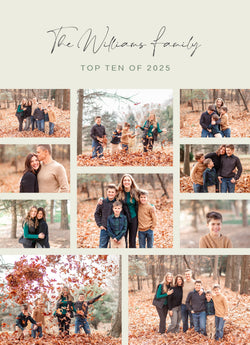 Snapshots of Joy New Year's Card