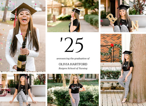 The Road Remembered Graduation Announcement Card