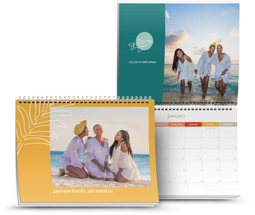 Tropical Vibes Premium Wall Calendar