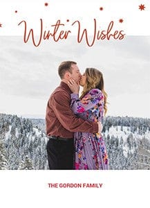 Winter Wishes-Postcards-Nations Photo Lab-Portrait-Bright Mahogany-Nations Photo Lab