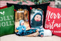 2 Christmas Stockings with babies on them
