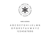 Self Inking Stamps - Snowflake Holiday-Self Inking Stamps-Nations Photo Lab-Nations Photo Lab