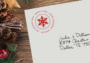 Self Inking Stamps - Snowflake Holiday-Self Inking Stamps-Nations Photo Lab-Nations Photo Lab