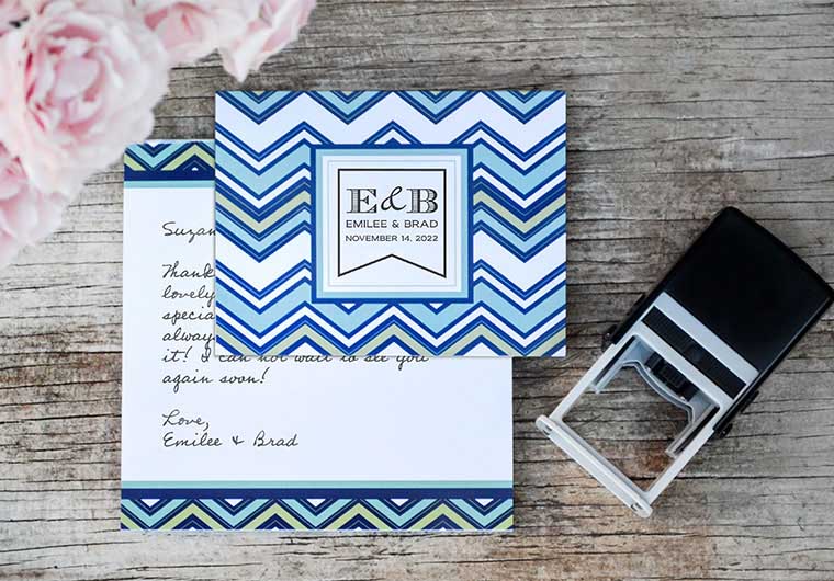 Self Inking Stamps - Initials Wedding Date-Self Inking Stamps-Nations Photo Lab-Nations Photo Lab