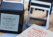 Self Inking Stamps - Family Established Address-Self Inking Stamps-Nations Photo Lab-Nations Photo Lab