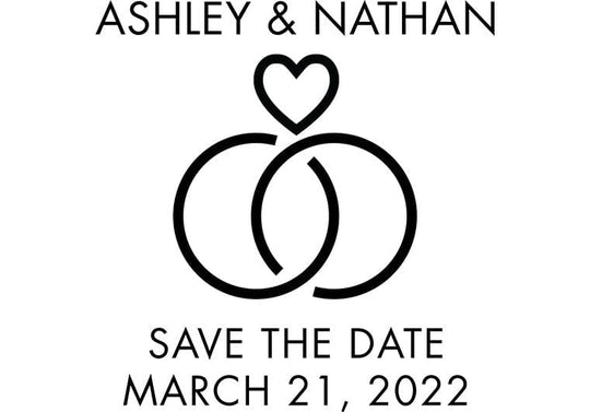 Wedding Rings Save The Date