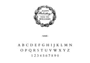 Self Inking Stamps - Holiday Wreath Address-Self Inking Stamps-Nations Photo Lab-Nations Photo Lab