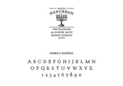 Self Inking Stamps - Hanukkah Menorah Address-Self Inking Stamps-Nations Photo Lab-Nations Photo Lab