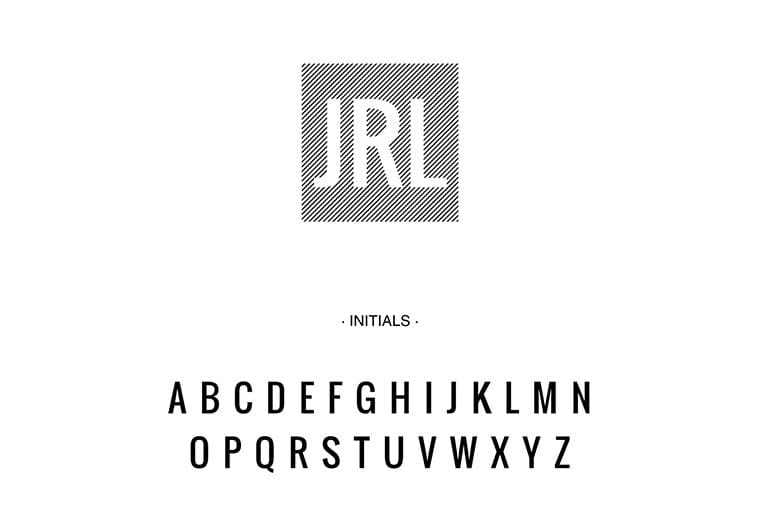 Self Inking Stamps - Bold Monogram-Self Inking Stamps-Nations Photo Lab-Nations Photo Lab