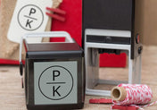 Self Inking Stamps - Dual Initials Monogram-Self Inking Stamps-Nations Photo Lab-Nations Photo Lab