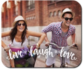 Live Laugh Love-Mouse Pads-Nations Photo Lab-Nations Photo Lab