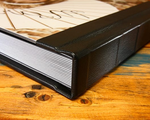 Bindings on a custom Metallic Photo Album