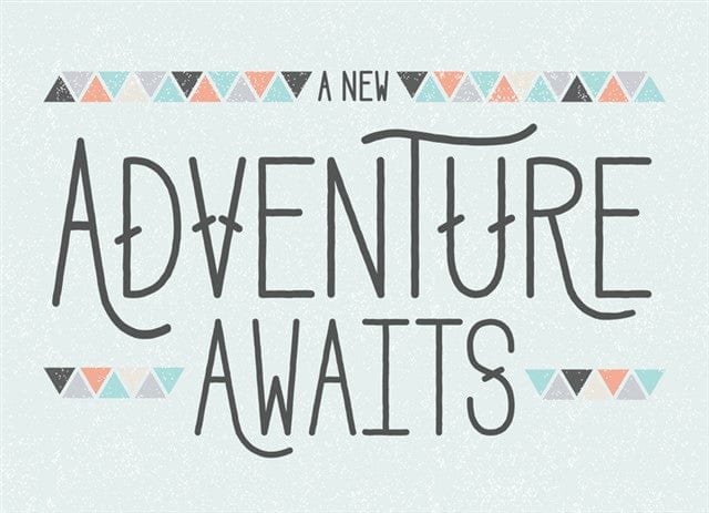Adventure Awaits Invite-Postcards-Nations Photo Lab-Landscape-Nations Photo Lab