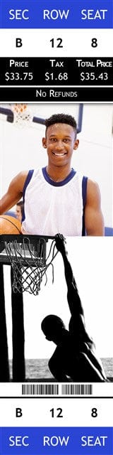 Basketball 1-Sport Tickets-Nations Photo Lab-Nations Photo Lab