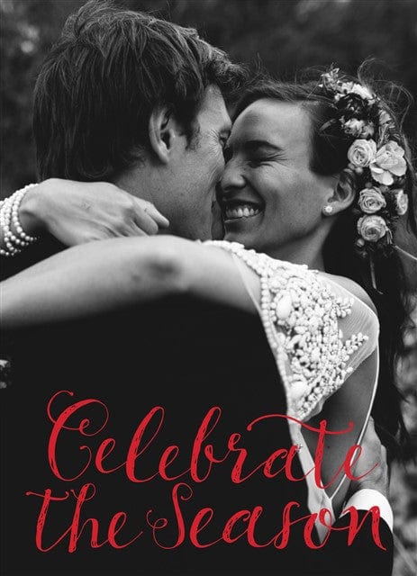 Berry Red Christmas-Postcards-Nations Photo Lab-Portrait-Happy Holidays-Nations Photo Lab