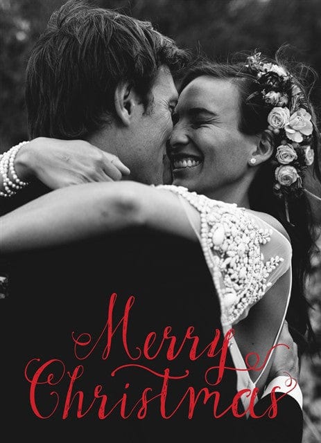 Berry Red Christmas-Postcards-Nations Photo Lab-Portrait-Merry Christmas-Nations Photo Lab