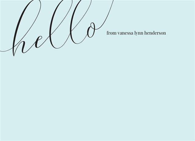 Big Hello-Stationery Cards-Nations Photo Lab-Landscape-Mable-Nations Photo Lab