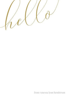 Big Hello-Stationery Cards-Nations Photo Lab-Portrait-Husk-Nations Photo Lab
