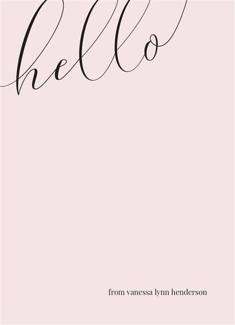 Big Hello-Stationery Cards-Nations Photo Lab-Portrait-Amour-Nations Photo Lab