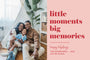 Big Memories-Postcards-Nations Photo Lab-Landscape-Baby Pink-Happy Holidays-Nations Photo Lab